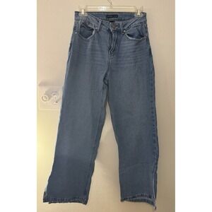 Sincerely Jules High Rise Wide Leg Jeans Medium Wash Women's Size 25